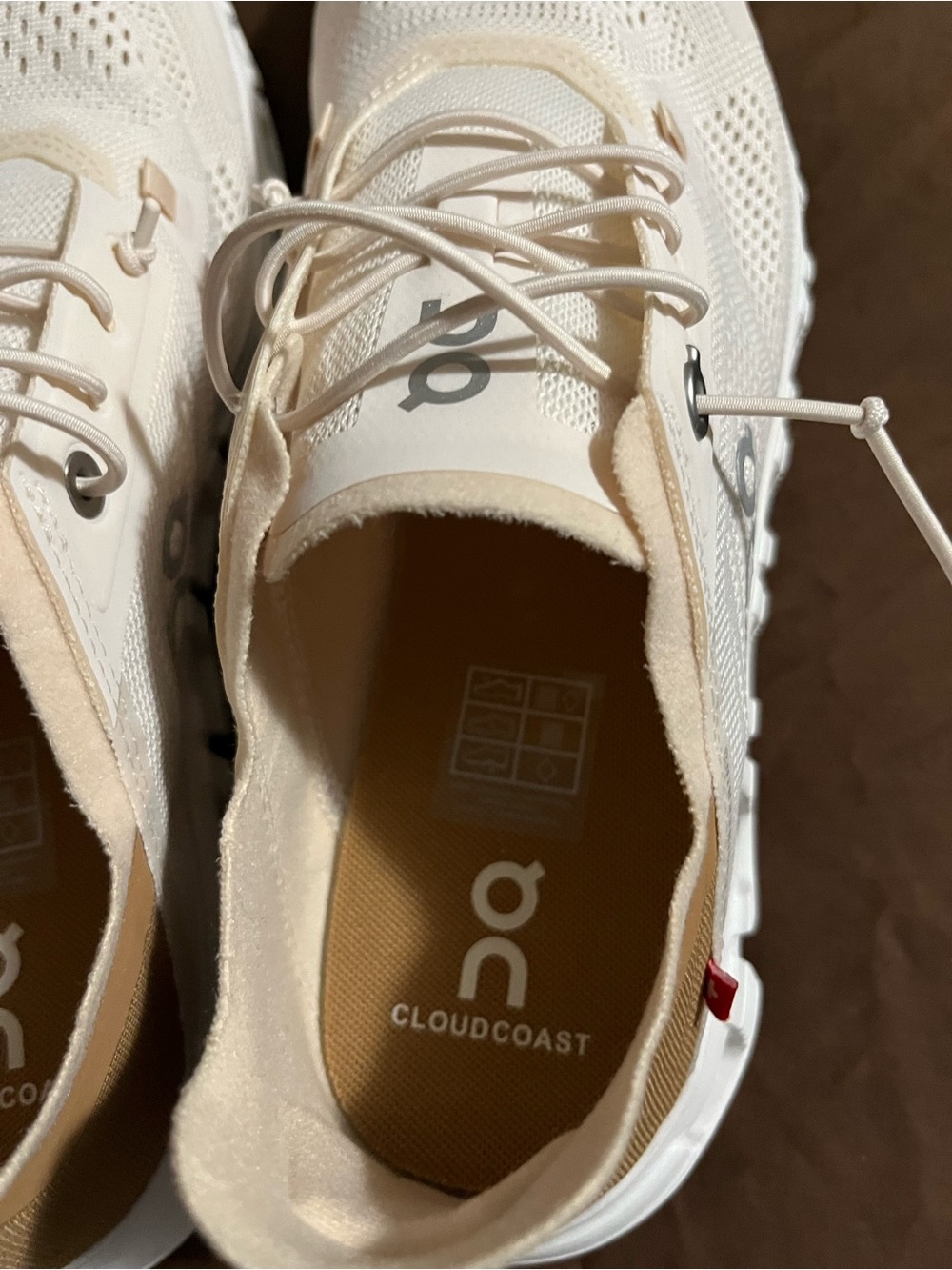 On Running Cloud 6 Coast Sneaker Gardenia/sphinx Cloud
(Cream) - Picture 14 of 16